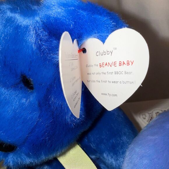 Set of 4 Authentic TY Beanie Buddy Bears — Highly Collectible 1999 BBOM (Beanie - Picture 7 of 14